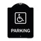 Signmission Parking Handicapped Symbol Heavy-Gauge Aluminum Architectural Sign, 24" x 18", BW-1824-23477 A-DES-BW-1824-23477 - alternate 1